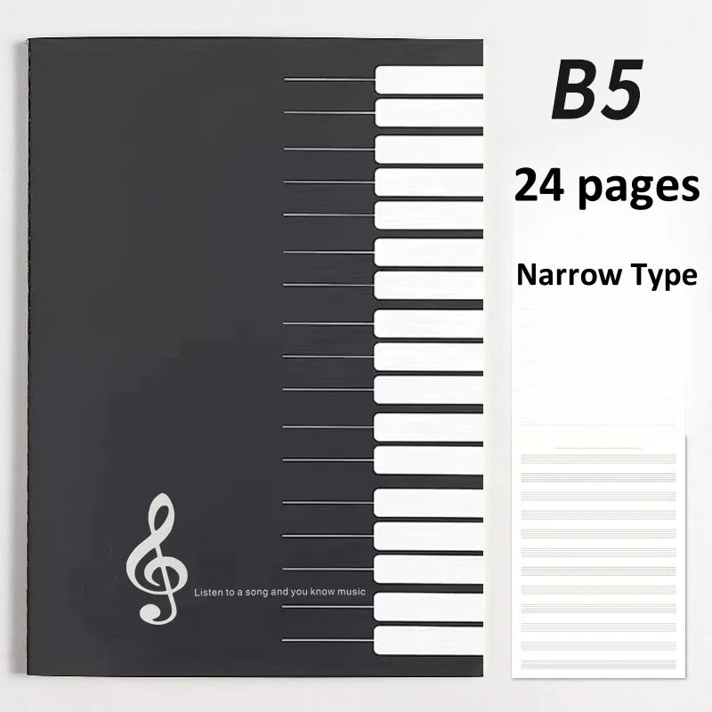 Blank Sheet Music Notebook Staff Paper Sheet Music Composition Art Music Notebook Manuscript Paper Piano Notebook Song Writing