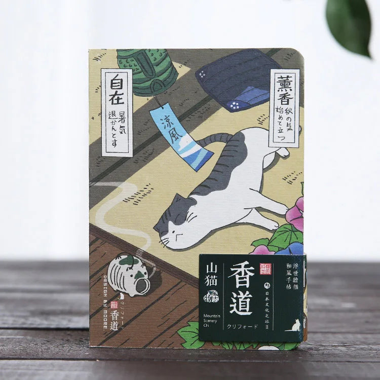 Creative Japanese Cute Cat Notebook Planner Agenda Diary Hard Cover Weekly Monthly Planning Papers Journal Memos Gift Stationery