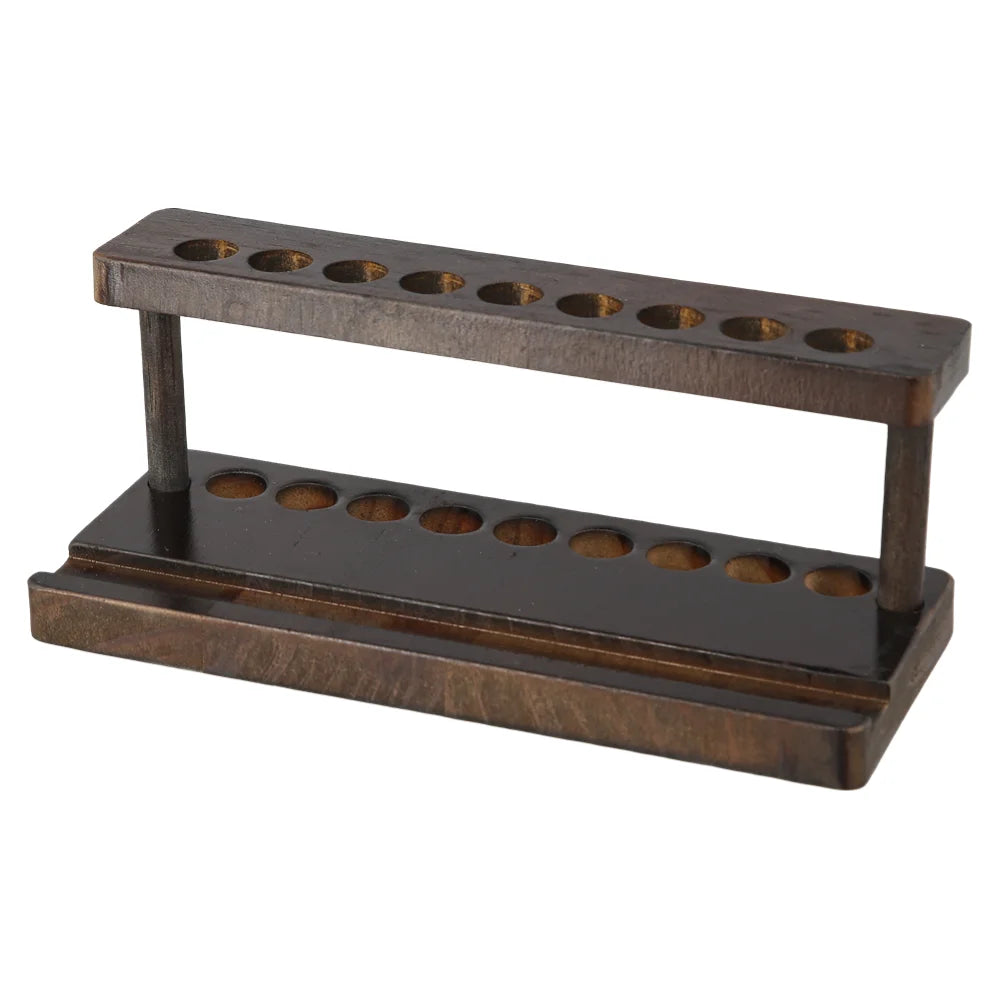 1PC Walnut Wood Multifunction Desk Organizer - Pen Holder, Phone Stand & Storage Solution for Office and School