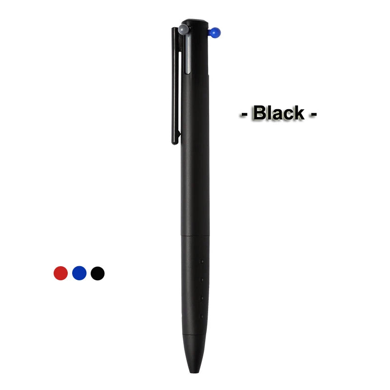 Creative 3 Colors Gel Pen 0.5MM 3 In 1 Gel Ink Pen Triangle Writing Pen Quick Dry Neutral Pen Black Red Blue Pen School Supplies