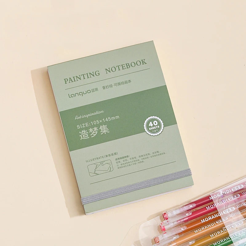 40 Sheets Tearable Painting Notebook Creative Thick Blank Drawing Book Multiple Specifications Sketching Book Art Supplies New